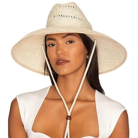 Lack of Color The Vista Hat in Natural & White The Vista Hat Natural | Lack of Color main image 2